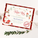Search for santas nice list invitations Certificate