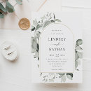 Search for eucalyptus and gold wedding invitations Calligraphy