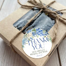 Search for something blue thank you stickers Blue and white