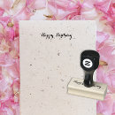 Search for happy birthday rubber stamps Elegant