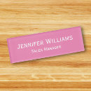 Search for minimalist name tags Pink