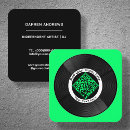Search for qr code music business cards Retro