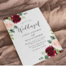 Search for dusty rose and burgundy wedding invitations Elegant