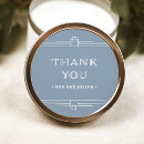 Search for light blue thank you stickers Vintage