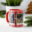 Search for red and white plaid mugs Family