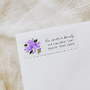 Search for botanical garden return address labels Purple