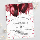 Search for trendy sweet 16 invitations 16th sixteenth birthday party