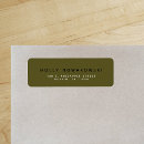 Search for moss return address labels Chic