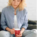 Search for solid red mugs Stylish