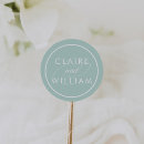 Search for mint green wedding stickers Classic