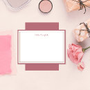 Search for pink rose note cards Minimalist