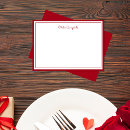 Search for rose red note cards Elegant