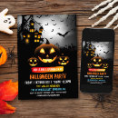 Search for dark halloween invitations Jack o lantern