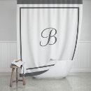 Search for shower curtains Monogrammed