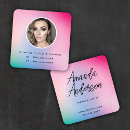 Search for instagram influencer business cards Hair stylist