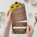 Search for rustic sunflower wedding invitations Barn