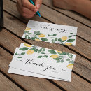 Search for lemon thank you cards Main squeeze