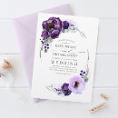 Search for royal purple and silver wedding invitations Couple