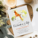 Search for vintage funeral invitations Celebration of life