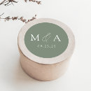 Search for sage green monogram stickers Classic