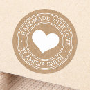Search for rustic brown kraft paper stickers White