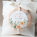Search for peach floral stickers Baby in bloom
