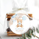 Search for blue teddy bear stickers We can bearly wait