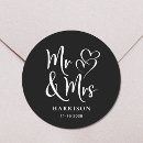 Search for bride and groom initials stickers Monogrammed