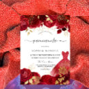 Search for red dress quinceanera invitations 15th birthday