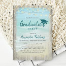 Search for aqua graduation invitations Tropical