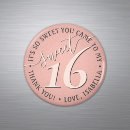 Search for 16th magnets Sixteenth birthday