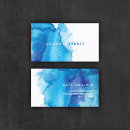 Search for watercolor business cards Ocean