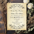 Search for vintage scrolls invitations For her