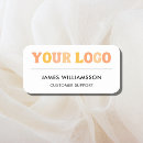 Search for magnetic back name tags Business