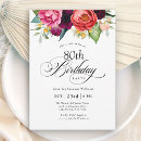 Search for 80th birthday invitations Adult birthday party
