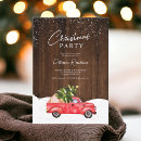 Search for red vintage truck invitations Modern brush script