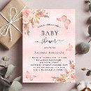 Search for blush floral baby shower invitations Rose gold