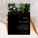 Search for emerald and gold invitations Bride