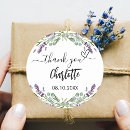 Search for lavender floral thank you stickers Bridal shower