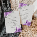 Search for purple and silver wedding invitations Elegant