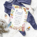 Search for purple seahorses postcards Baby shower