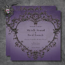 Search for black and purple invitations Elegant