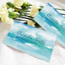 Search for turquoise business cards Elegant