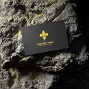 Search for fleur de lis business cards French symbol