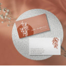 Search for rust business cards Boho