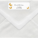 Search for white butterflies return address labels Gold