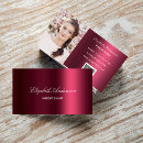 Search for burgundy business cards Classic
