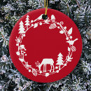 Search for magical christmas tree decorations Forest