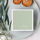 Search for sage green napkins Modern