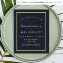 Search for classic formal 50th birthday invitations Elegant